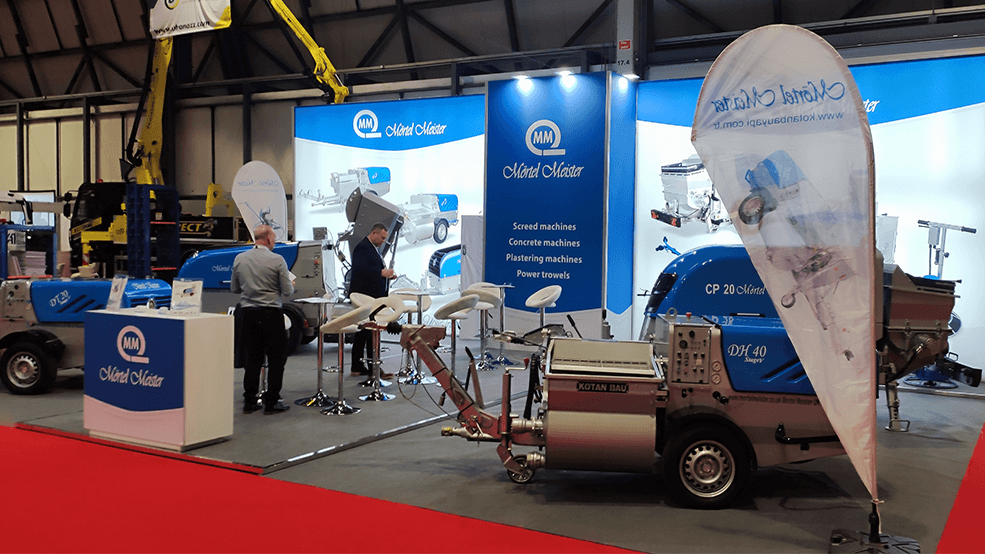 Mörtel Meister UK Concrete Show‘da