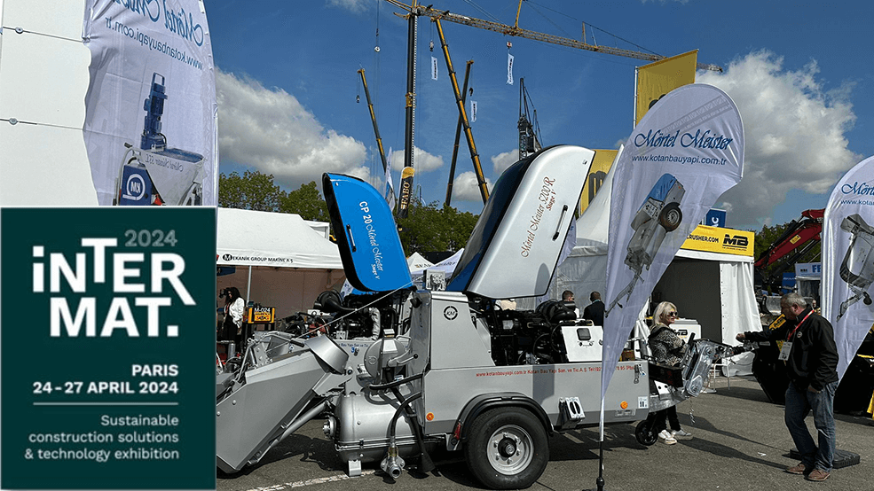 Mörtel Meister machines presented at Intermat 2024